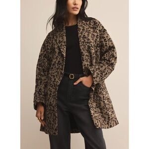Z Supply Lennon Animal Coat Size Medium NWT
